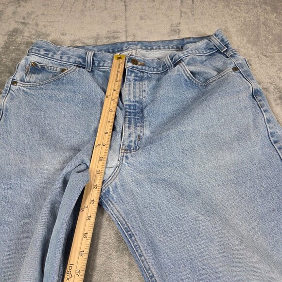 Carhartt Jeans Mens 40X34 Light Wash Denim Relaxed Fit Straight Workwear READ - Picture 9 of 10
